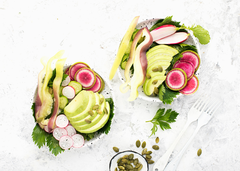 Asian Watermelon Salad small plate